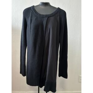 Crea Concept Pullover Sweater Women’s Size 36 Small Asymmetrical  Black